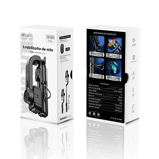 Estabilizador de Mão Câmera Panorâmica 360º Hrebos