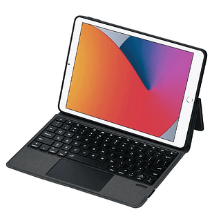 Capa com Teclado para Tablet Samsung S10Fe Compart. Para Caneta