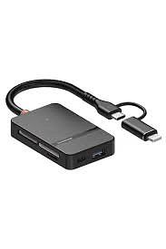 Leitor de Cartão 8 IN 1 Lightning+Type C