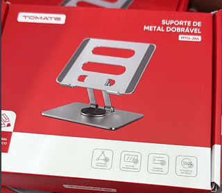 Suporte de Metal Dobrável para Tablet Tomate