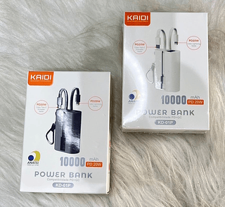 Carregador Portátil Powerbank Kaidi Turbo 10.000mAh