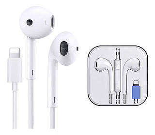 Fone Ouvido Com Fio Compatível iPhone Kadpan