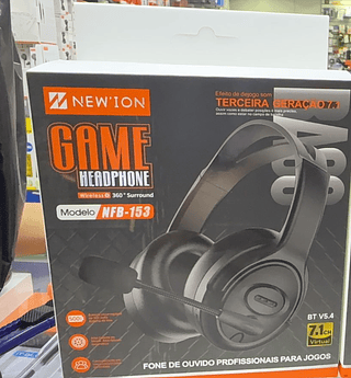 Fone Headset Gamer Sem Fio New'Ion