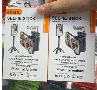 Mini Bastão De Selfie E Tripé Anti-vibração Para Fotografia