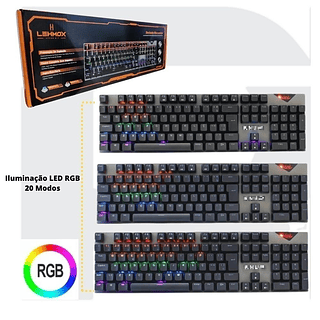 Teclado Mecânico Gamer Lehmox