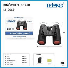 Binóculo Longo Alcance Portátil 30x60 Lelong