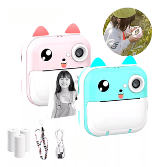 Câmera Infantil Instantânea Filmadora Full