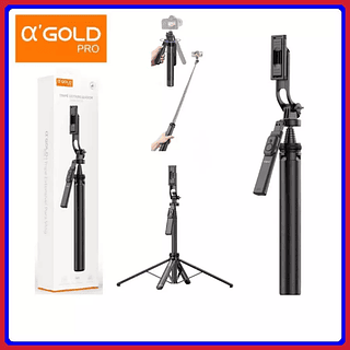 Tripe Selfie 180CM Pau de Selfie Com Controle Remoto Bluetooth A’Gold