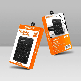 Teclado Numérico All Black HREBOS