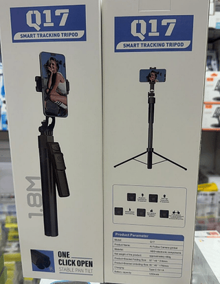 Tripé Inteligente 1.8m com Rastreamento Facial AI Estável