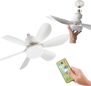 Ventilador De Teto Com Lampada Luz Led Integrada 60w ANJ.GG