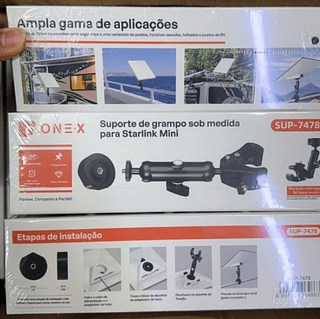 Suporte de Grampo Sob Medida para Starlink Mini OneX