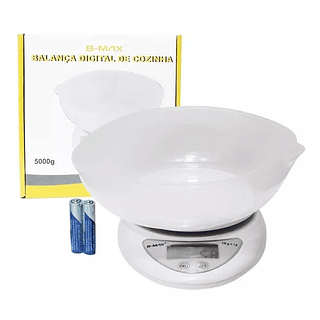Balança Digital De Cozinha Até 5kg B-max