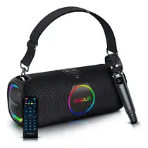 Caixa De Som 120w Ipx6 A Agua Com Microfone E Controle a'Gold