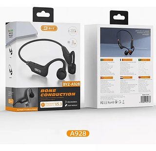 Fone condução óssea ergonomico esportes BYZ