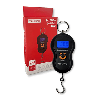 Balança Digital Portátil com Gancho Tomate