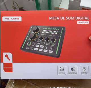 Mesa de Som Amplificadora Digital Tomate