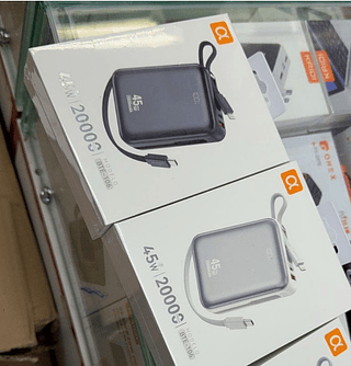 Bateria Portátil Power Bank 45W 20000mAh A'Gold