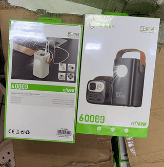 Carregador Portátil Power Bank 60000mAh 100W Ultra Rápido Catek