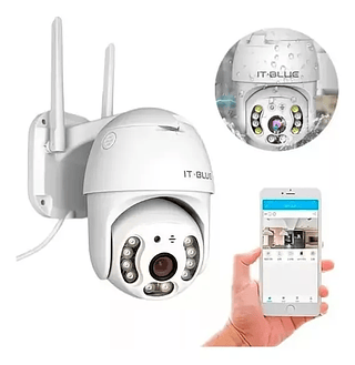 Câmera Inteligente Visão Noturna Colorida IT.BLUE
