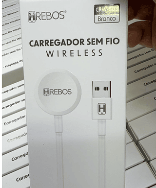 Carregador Sem Fio Wireless para Smartwatch Hrebos