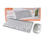 Kit de Teclado e Mouse sem fio Lehmox
