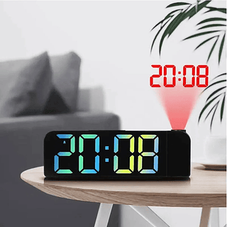 Relogio de Mesa Digital Com Projecao LELONG