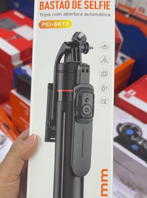 Bastão de Selfie Tripe com Abertura Automática Peining