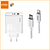 Carregador de Tomada Fonte Turbo 65W Tipo-C e USB com cabo Tipo C para IOS Lightnig KAIDI