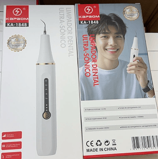 Aparelho de Limpeza Dentária Elétrico Ultrassônico Removedor Placa e Tártaro Recarregáve Kapbom