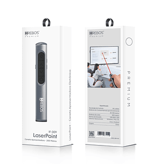 Caneta Apresentadora Passador de Slide Laser Point Hrebos