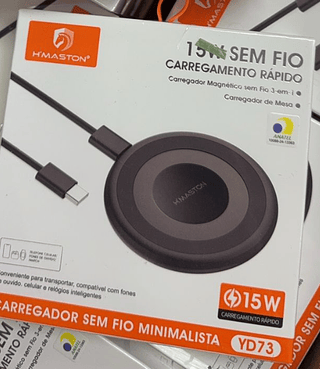 Carregador Sem Fio 15W H'Maston