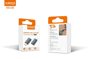 Adaptador OTG Tipo-c Para Usb Transmissão Rápida Kaidi