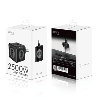 Adaptador de Tomada Cube Adapter 2500W