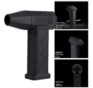 Soprador De Ar Portátil Super Turbo com Lanterna Onex