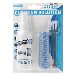 Kit Limpeza De Telas Lcd Dex Com Flanela E Escova