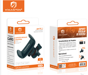 Suporte Veicular Universal para Celular Saída de Ar H'Maston