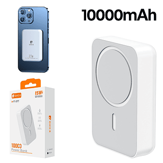 Carregador Power Bank 10000mah Magnético Indução OneX