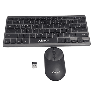 Kit Teclado e Mouse Sem Fio Bluetooth Wireless XTRAD