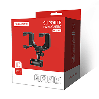 Suporte de Celular Universal para Retrovisor Tomate