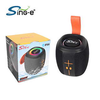 Mini Alto-falante Caixa de Som Bluetooth Compacto e Multifuncional 8W Sing-e