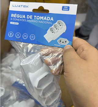 Adaptador de Tomada 4 Conexões Nacionais Luatek