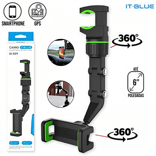 Suporte celular para retrovisor carro It-Blue