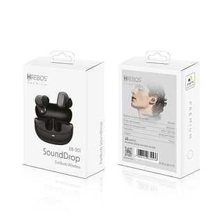 Fone de Ouvido Earbuds SoundDrop Hrebos