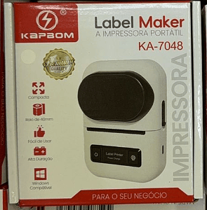 Mini Impressora Térmica de Etiquetas Bluetooth Kapbom