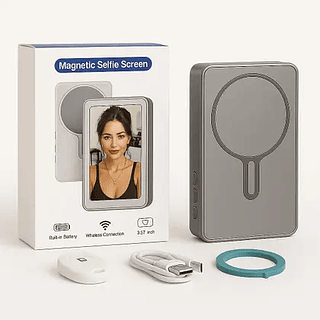 Tela Monitor de Selfie Vlog para Celular com Fixação Magnética