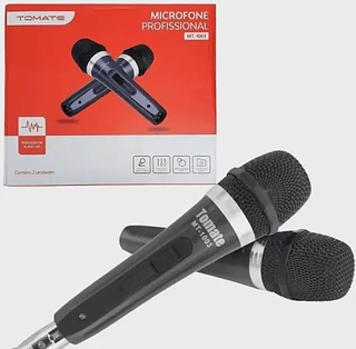 Microfone profissional Sem Fio Tomate