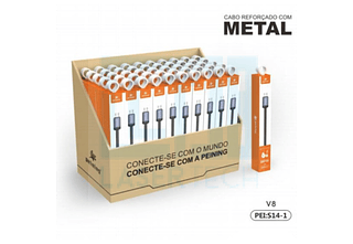 Cabo Reforçado Com Nylon para Micro Android Peining