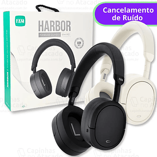 Fone de Ouvido Headphone Bluetooth ANC FAM