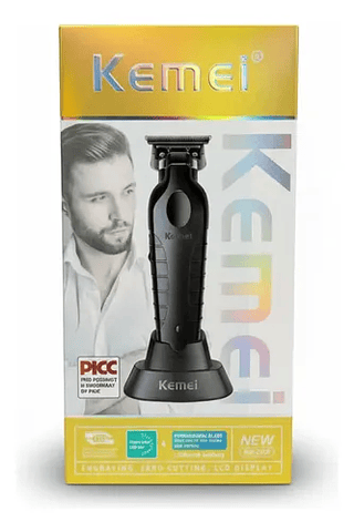 Máquina de Acabamento Profissional Sem Fio Kemei